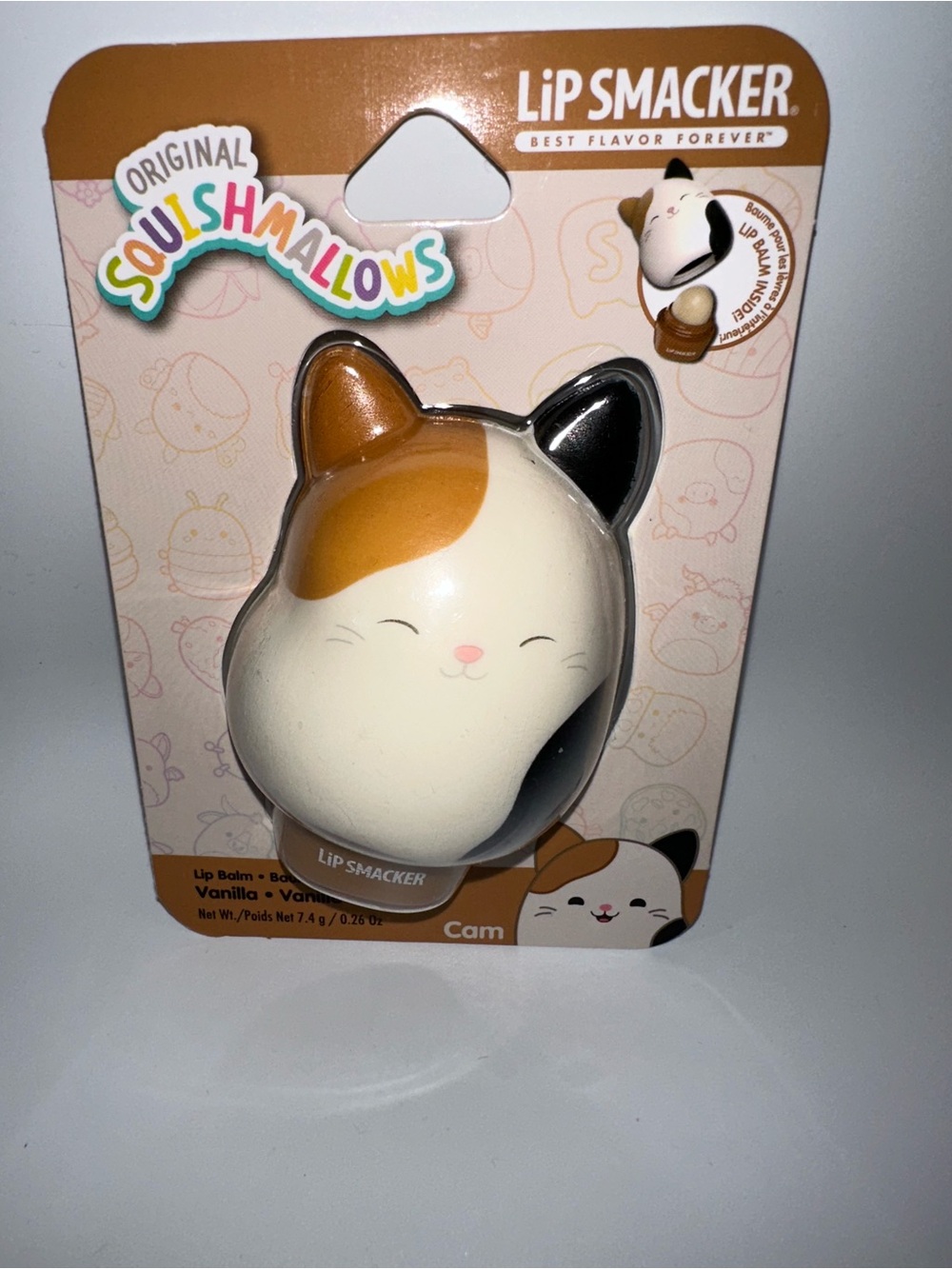 Lip Smacker Squishmallows Cat Lip Balm - Cream, Brown, Black